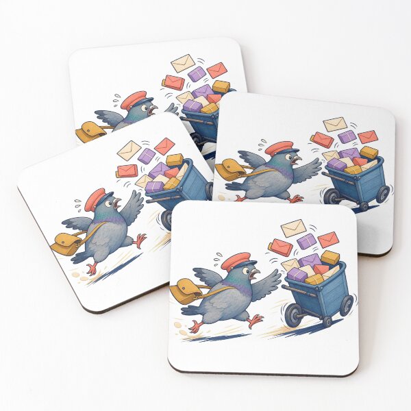 Item preview, Carrier Pigeon Runaway Mail Cart designed and sold by GoverArt.