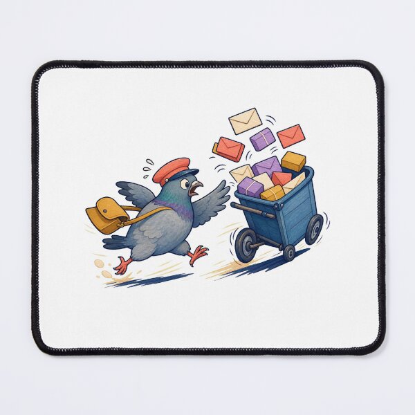 Item preview, Carrier Pigeon Runaway Mail Cart designed and sold by GoverArt.