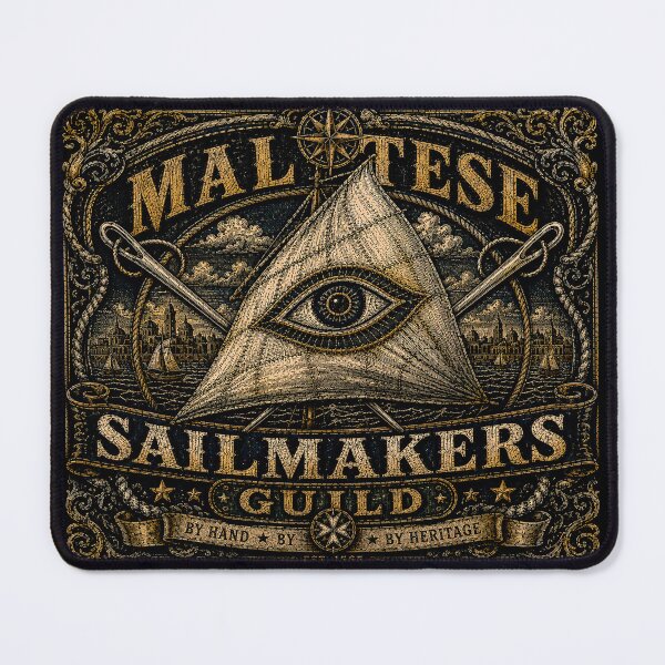 Item preview, Maltese Sailmakers Guild Est 1565 Great Siege Maritime Vintage art designed and sold by RoyalOrderGallery.