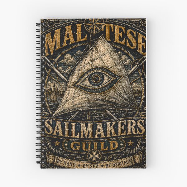 Item preview, Maltese Sailmakers Guild Est 1565 Great Siege Maritime Vintage art designed and sold by RoyalOrderGallery.