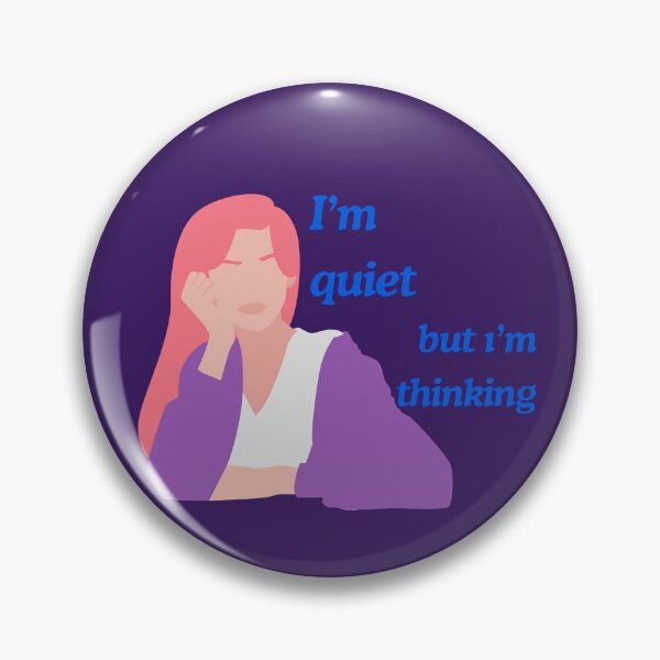Item preview, I’m Quiet But I’m Thinking Girl Art  designed and sold by busesplace.