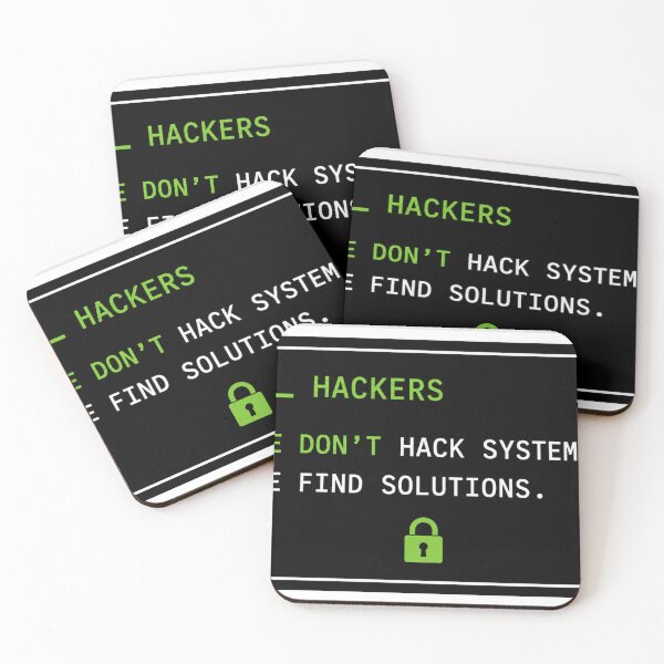 Item preview, Hackers: We Don't Hack Systems, We Find Solutions  designed and sold by Kushwaha18.