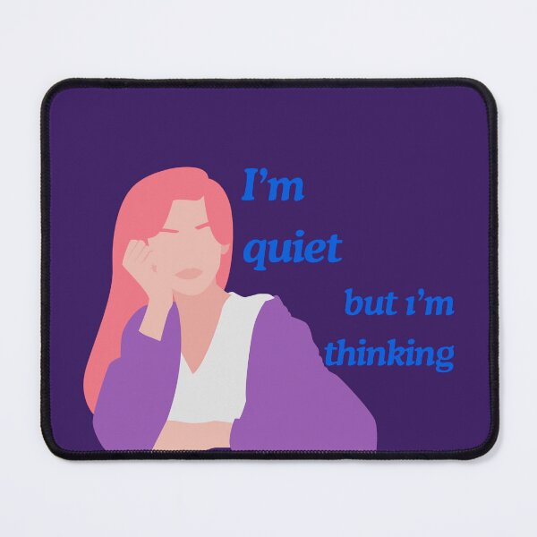 Item preview, I’m Quiet But I’m Thinking Girl Art designed and sold by busesplace.