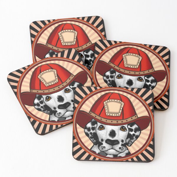 Item preview, Dalmatian Firefighter  designed and sold by artmuvz.