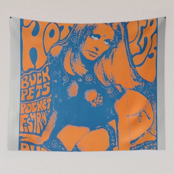 Item preview, Red Hot Chilli Peppers RHCP Original Custom Vintage Music Poster Wall Art designed and sold by Cool Robot Bro..