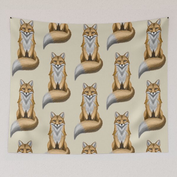 Item preview, Realistic Red Fox - Detailed Wildlife Animal Art designed and sold by URSM.