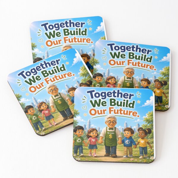 Item preview, Together We Build Our Future – Cash & Friends designed and sold by LumivaraGallery.