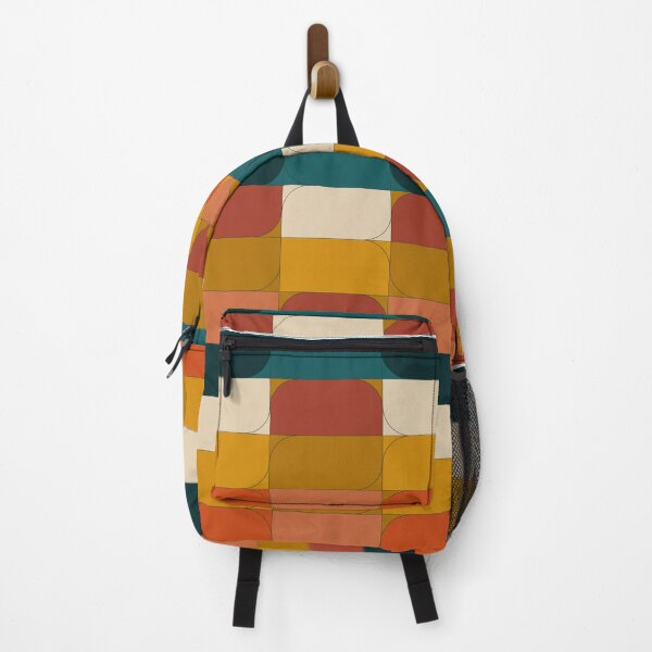Item preview, Retro 70s Color Block Duffle Bag - Vintage Geometric Pattern designed and sold by Art JSMY.
