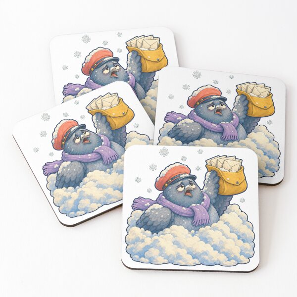 Item preview, Carrier Pigeon Snowdrift Delivery designed and sold by GoverArt.