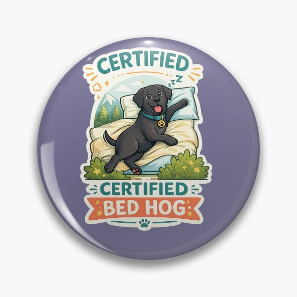 Item preview, Certified Bed Hog | Funny Black Labrador Dog Lover Gift designed and sold by Goodthingstree.