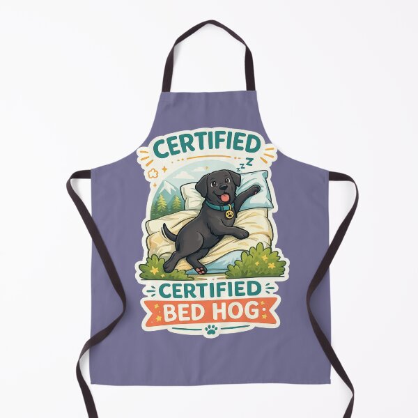 Item preview, Certified Bed Hog | Funny Black Labrador Dog Lover Gift designed and sold by Goodthingstree.