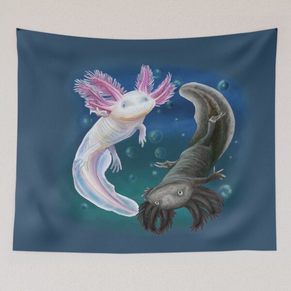 Item preview, Axolotls In Pisces designed and sold by JoyHappySpiders.