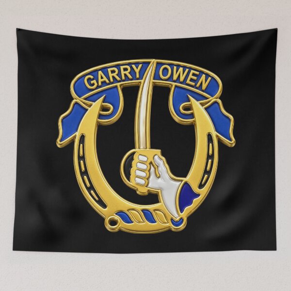 Item preview, Army - DUI - 7th Cavalry Regiment wo txt - 3D - Enhanced designed and sold by Military Insignia Products.