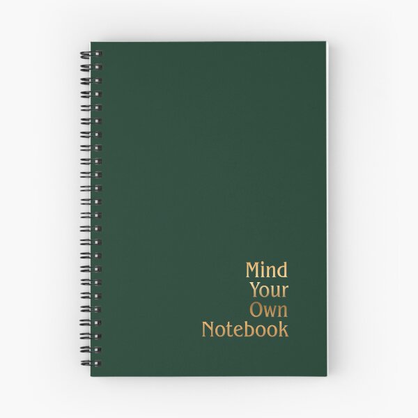 Item preview, Mind your own notebook designed and sold by K.skadee.