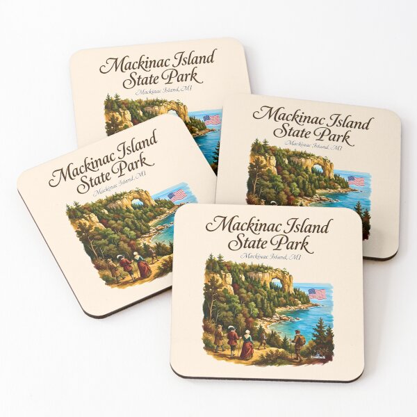Item preview, Mackinac Island Renaissance Fresco designed and sold by EvergreenPark - Tee Studio.