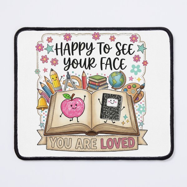 Item preview, Happy to See Your Face | Teacher Classroom Welcome Design | Back to School Classroom Art designed and sold by TheDigitalArtisianHub.