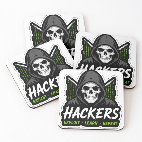 Item preview, Hackers: Exploit • Learn • Repeat designed and sold by Kushwaha18.