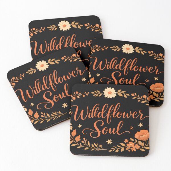 Item preview, Wildflower Soul Floral Typography designed and sold by rp-art.