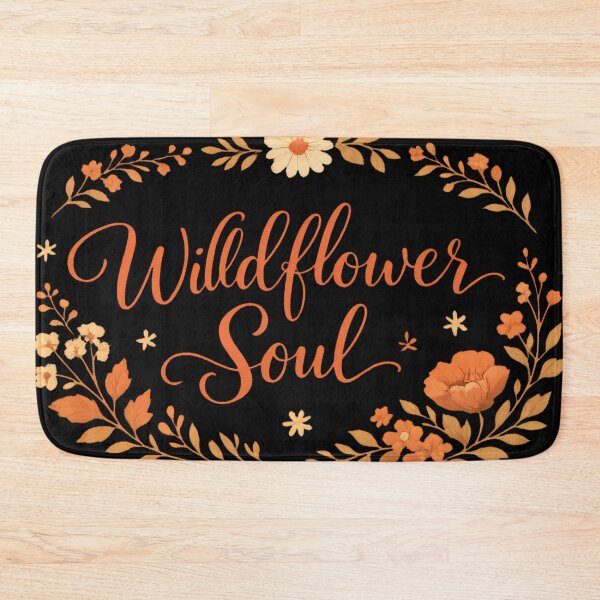 Item preview, Wildflower Soul Floral Typography designed and sold by rp-art.