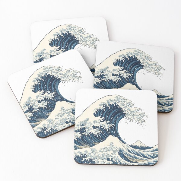 Item preview, Japanese Great Wave – Ukiyo-e Ocean Art | Premium Japan T-Shirt designed and sold by oatsupspace.