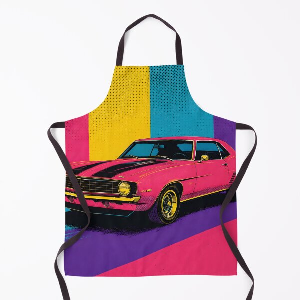 Item preview, Hot Pink Classic Muscle Car – Retro Pop Art designed and sold by GutyzDesignsES.