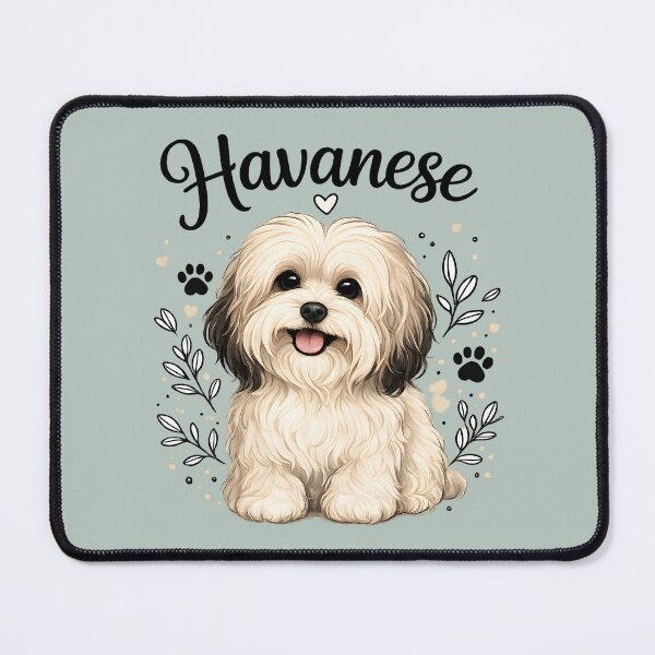 Item preview, Cute Havanese Puppy – Fluffy Dog Lover Design designed and sold by blankTeeShirt.