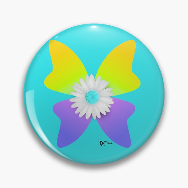 Item preview, Daisy and butterfly  designed and sold by DiFraia Studio.