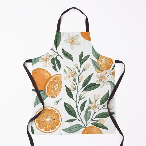 Item preview, Elegant Orange Blossom Botanical Pattern designed and sold by Angellacelin.