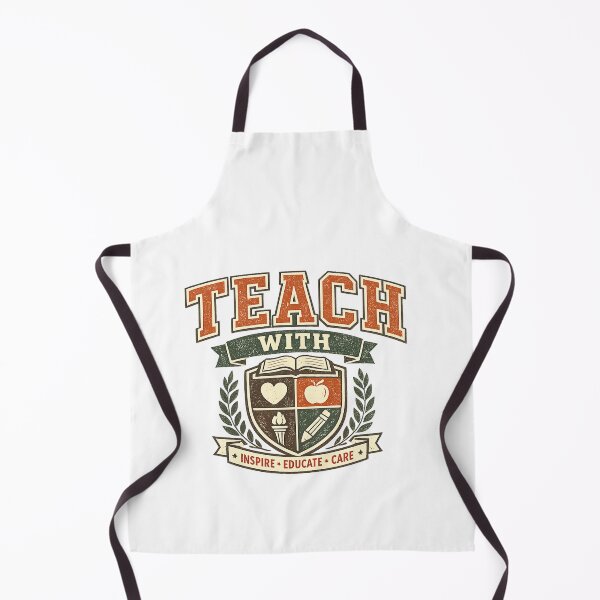 Item preview, Teach With Heart Retro Varsity Teacher Athletic Style designed and sold by teemix.