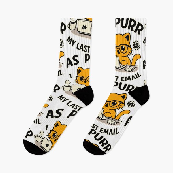 Item preview, As Purr My Last Email Cat Office Humor designed and sold by Traveldrawings.