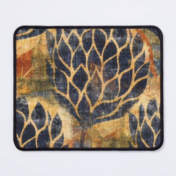Item preview, Indigo Artichokes – Weathered Botanical Collage designed and sold by TrueWoven Studio.