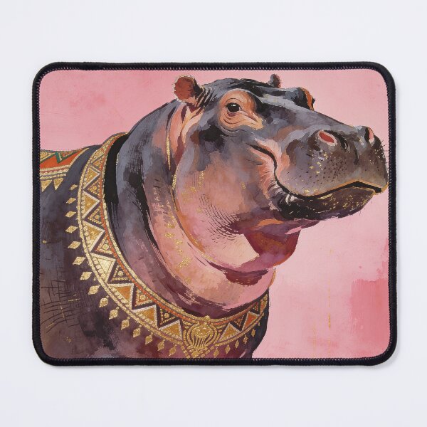 Item preview, "African Pop Art: Hippo" designed and sold by BoomPoster.