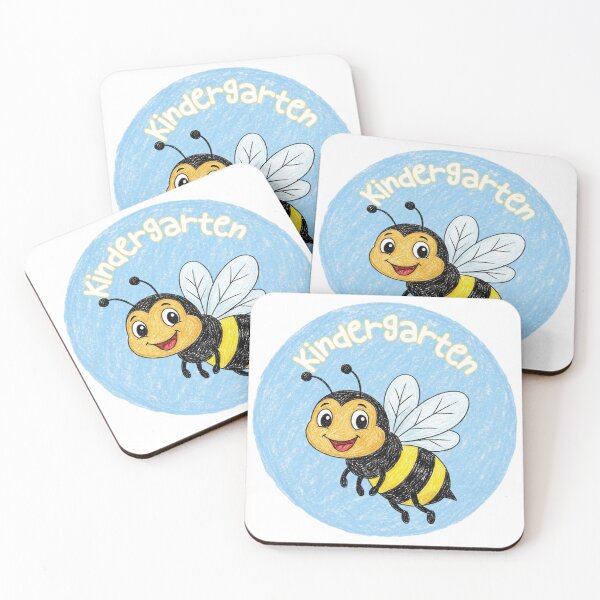 Item preview, Kindergarten Bumblebee – Cute Happy Bee Cartoon Back to School Teacher Student Gift designed and sold by MaxMeadowsTees.