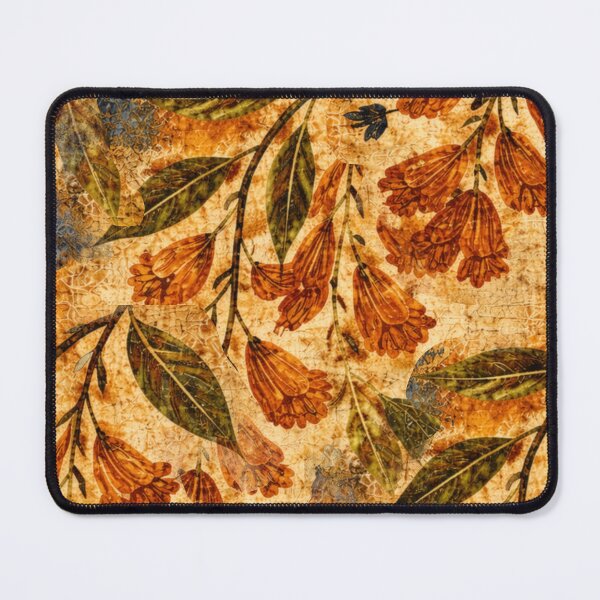 Item preview, Amber Bells – Vintage Botanical Pattern designed and sold by TrueWoven Studio.
