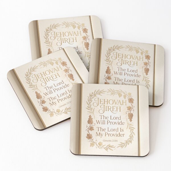 Item preview, Jehovah Jireh – The Lord Will Provide Genesis 22:14 Christian Wall Art And Home Décor  designed and sold by KINGDOM GOLD STUDIO.