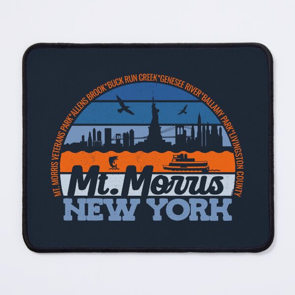Item preview, Mt. Morris New York Sunset Retro Vintage Local Pride Logo designed and sold by CRHPOD20.