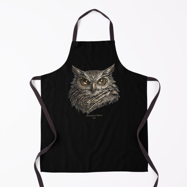 Item preview, Mechanical Nature 005 – Cybernetic Owl | Biomechanical Owl | Futuristic Mechanical Wildlife Art designed and sold by getpressedshirt.