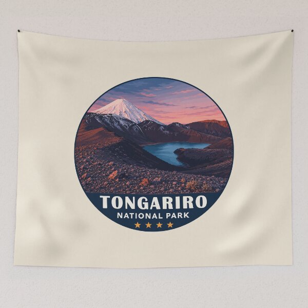 Item preview, Tongariro National Park, New Zealand | Volcanic Landscape Nature Travel designed and sold by Gideon Emmerich.