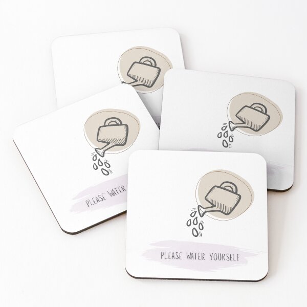 Item preview, Please Water Yourself Self Care Quote designed and sold by NESTORY-Studio.