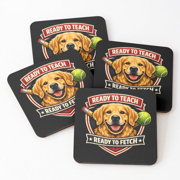 Item preview, Ready to Teach Ready to Fetch Golden Retriever Teacher Design designed and sold by Sahil Randhawa.