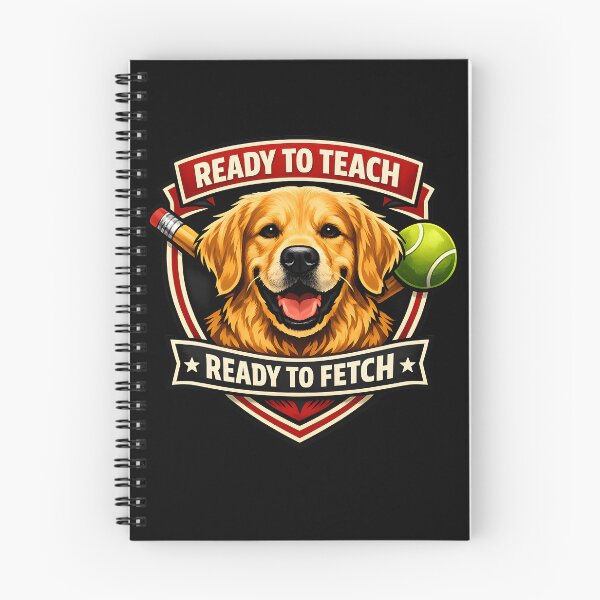 Item preview, Ready to Teach Ready to Fetch Golden Retriever Teacher Design designed and sold by Sahil Randhawa.