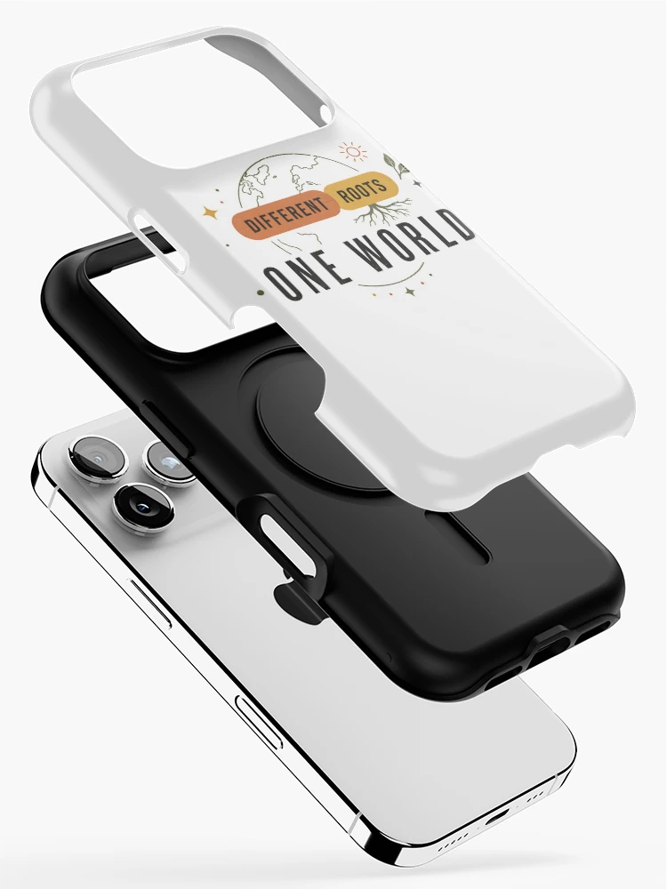 Thumbnail 2 of 4, iPhone Case, Different Roots One World Unity Design designed and sold by SurrealSproutz.
