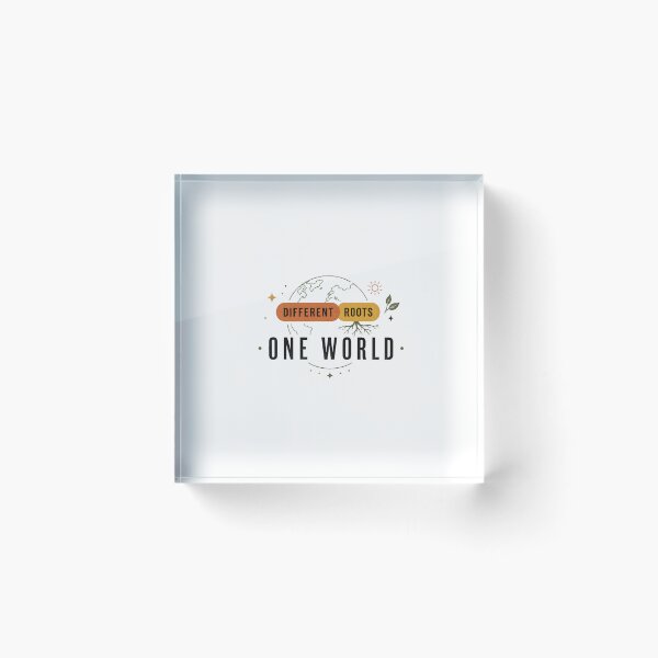 Item preview, Different Roots One World Unity Design designed and sold by SurrealSproutz.