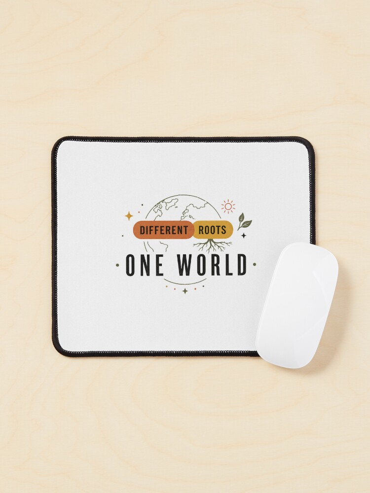 Thumbnail 1 of 5, Mouse Pad, Different Roots One World Unity Design designed and sold by SurrealSproutz.