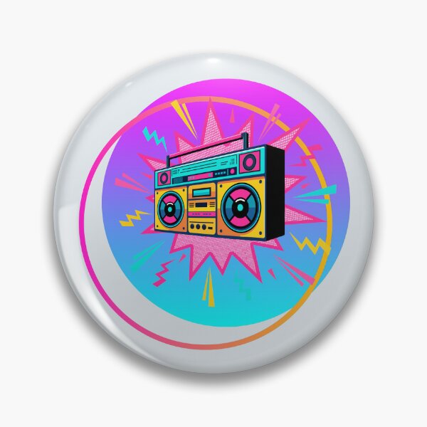Artikelvorschau, Boombox-Sound der Achtziger entworfen und verkauft von FanFest.