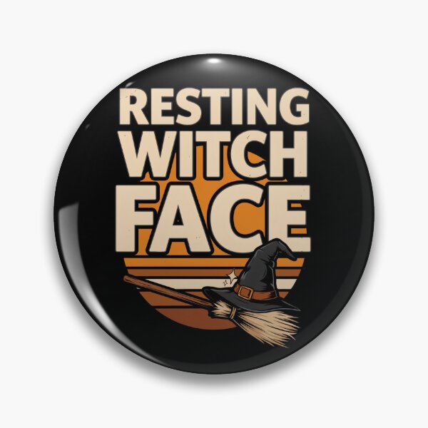 Item preview, Halloween Witch – Resting Witch Face designed and sold by No Excuses Supply.