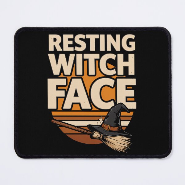 Item preview, Halloween Witch – Resting Witch Face designed and sold by No Excuses Supply.
