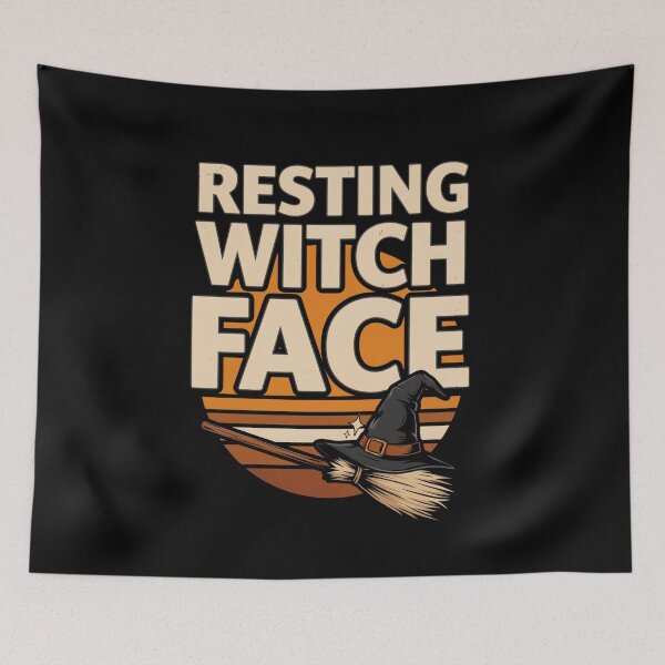 Item preview, Halloween Witch – Resting Witch Face designed and sold by No Excuses Supply.