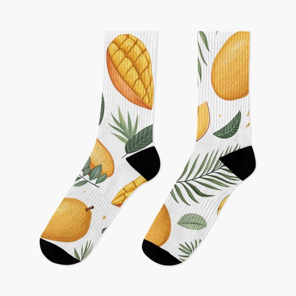 Item preview, Tropical Mango Botanical Seamless Pattern designed and sold by Angellacelin.