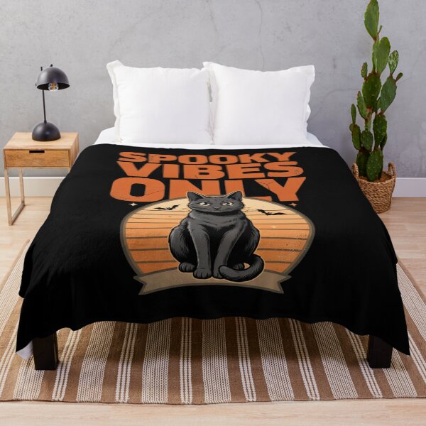 Item preview, Halloween Black Cat – Spooky Vibes Only designed and sold by No Excuses Supply.